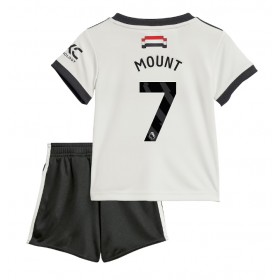 Dětské fotbalový komplet Manchester United Mason Mount #7 Tretí košile 2024-25 Krátkým Rukávem